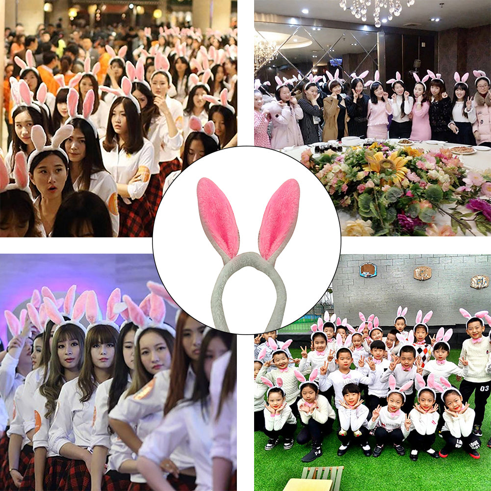 Rabbit Ear Light Hair Hoop Party Birthday Decoration Headwear Photo Prop Gift