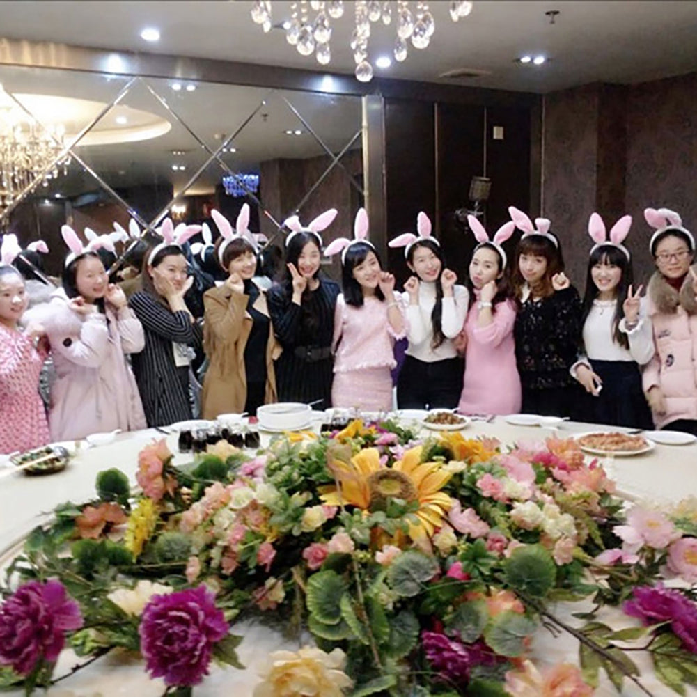 Rabbit Ear Light Hair Hoop Party Birthday Decoration Headwear Photo Prop Gift