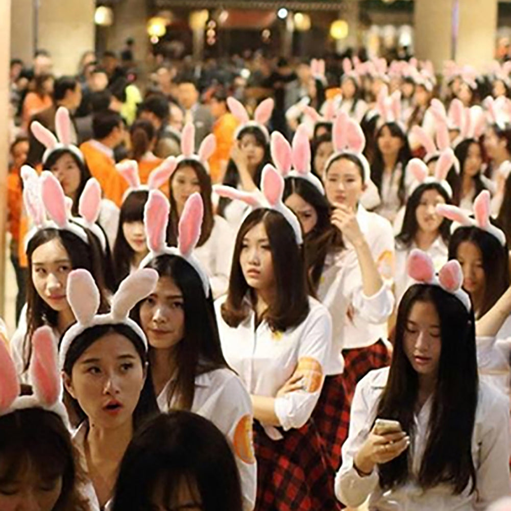 Rabbit Ear Light Hair Hoop Party Birthday Decoration Headwear Photo Prop Gift