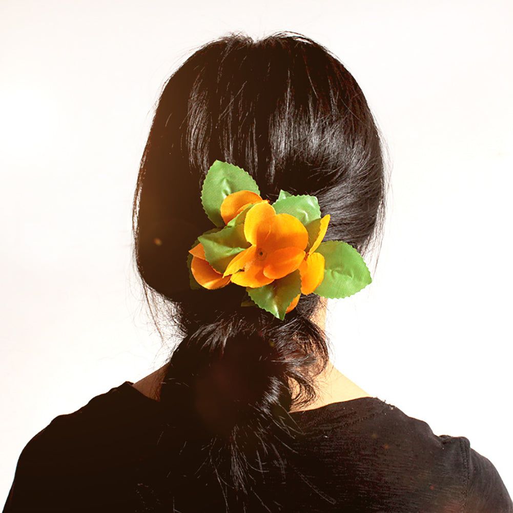 Sweet Flower Leaves Fashion Women Hairclip Hairpin Barrette Hair Clip Accessory