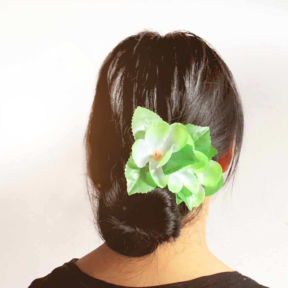 Sweet Flower Leaves Fashion Women Hairclip Hairpin Barrette Hair Clip Accessory