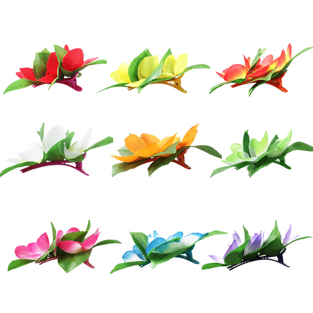 Sweet Flower Leaves Fashion Women Hairclip Hairpin Barrette Hair Clip Accessory
