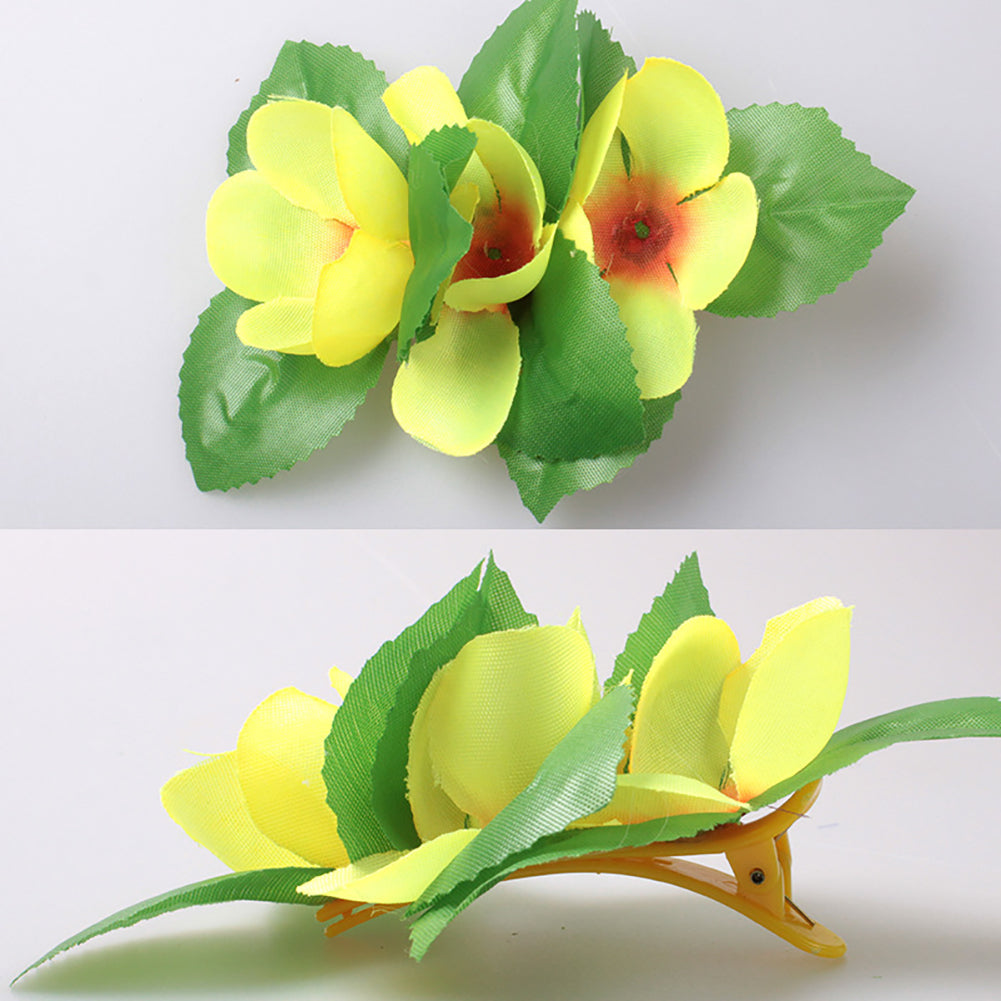 Sweet Flower Leaves Fashion Women Hairclip Hairpin Barrette Hair Clip Accessory