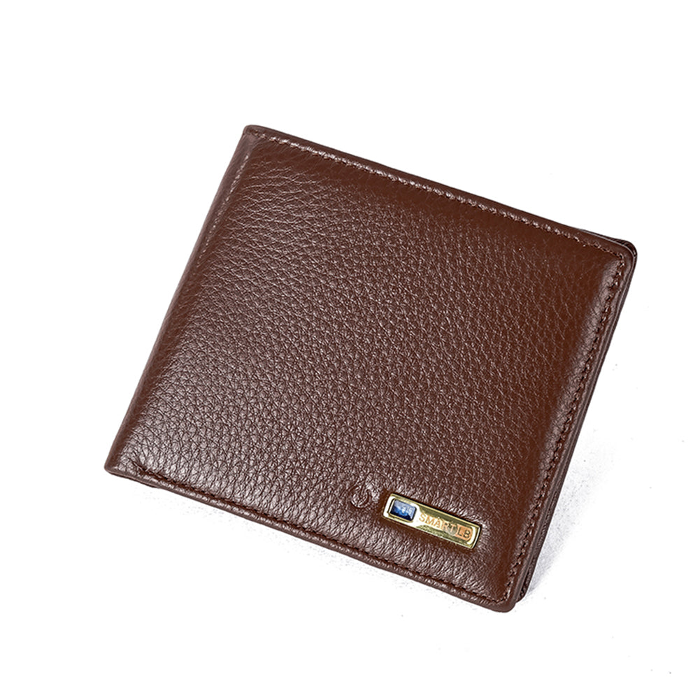 Fashion Men Smart Faux Leather Bluetooth Wallet Anti-lost GPS Finder Purse Gift