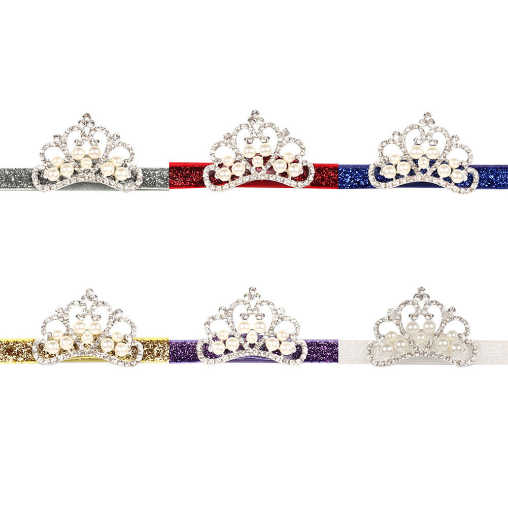 Cute Sparkling Newborn Baby Girl Crown Headband Infant Toddler Hair Band
