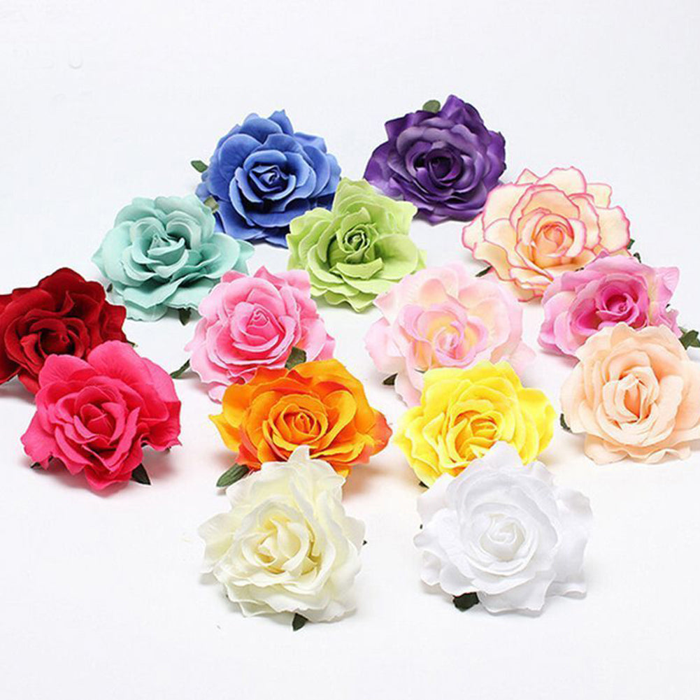 Rose Flower Hairpin Brooch Wedding Bridal Bridesmaid Party Accessories Hair Clip