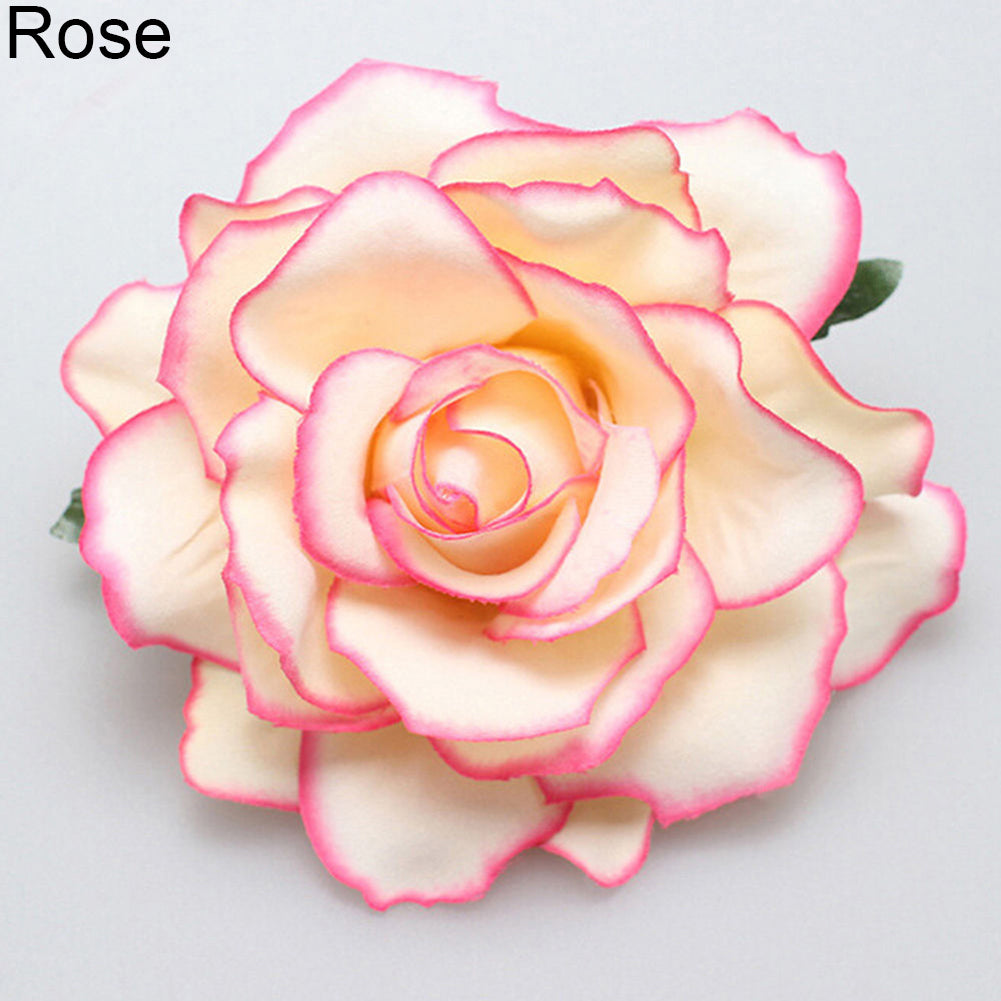Rose Flower Hairpin Brooch Wedding Bridal Bridesmaid Party Accessories Hair Clip
