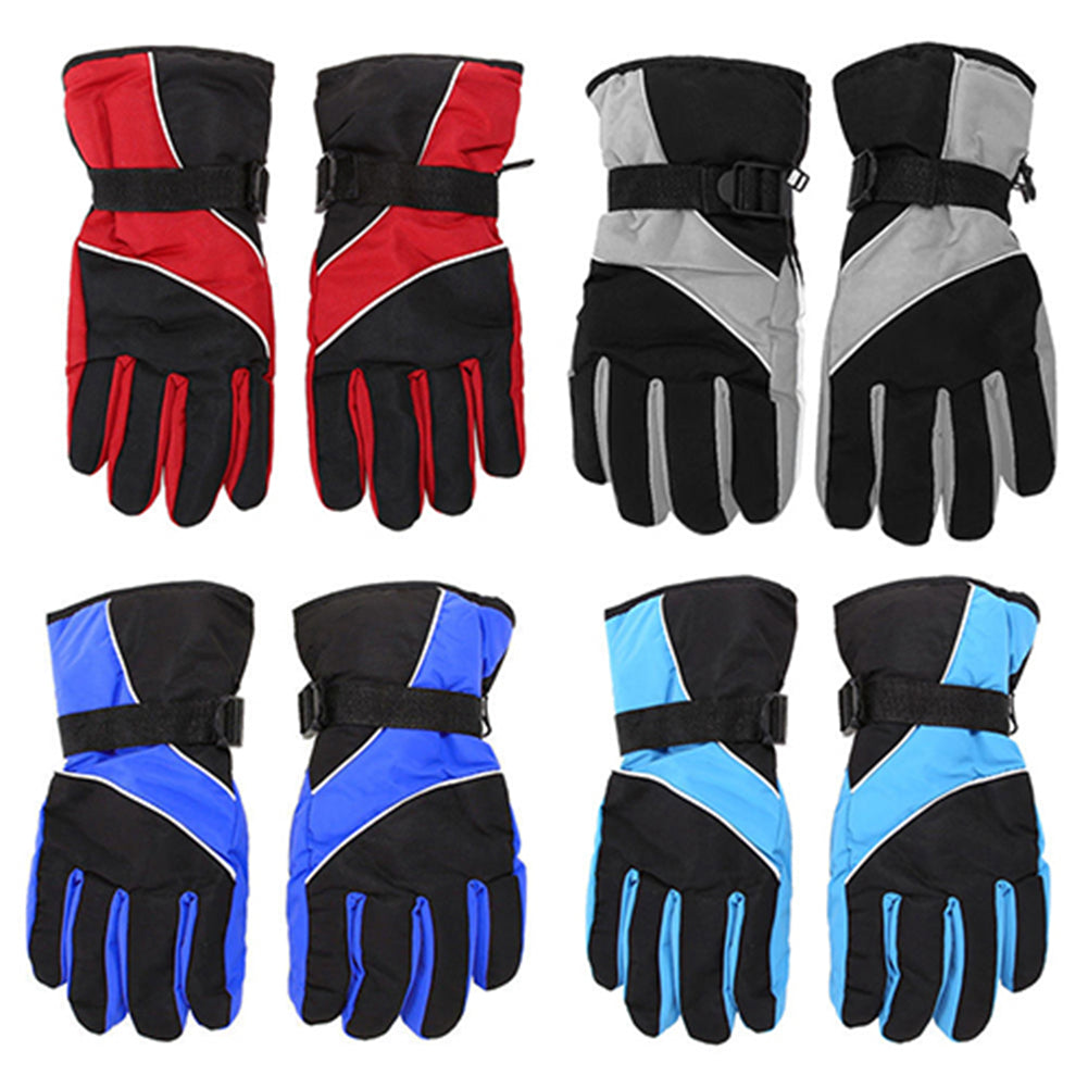 Men Winter Warm Snow Motorcycle Snowmobile Snowboard Ski Anti-Slip Gloves