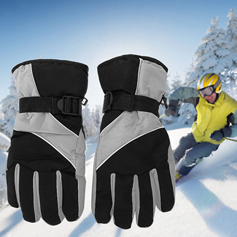 Men Winter Warm Snow Motorcycle Snowmobile Snowboard Ski Anti-Slip Gloves