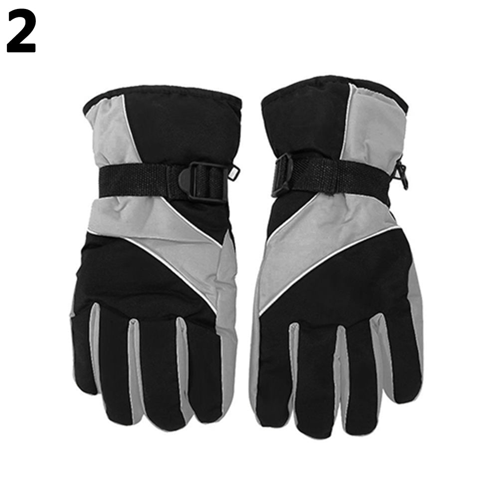 Men Winter Warm Snow Motorcycle Snowmobile Snowboard Ski Anti-Slip Gloves