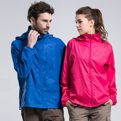 Men Women Outdoor Sports Wind Coat Running Windproof Waterproof Raincoat Outwear