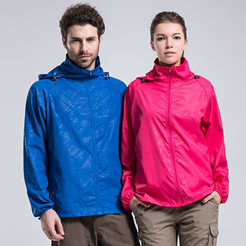 Men Women Outdoor Sports Wind Coat Running Windproof Waterproof Raincoat Outwear