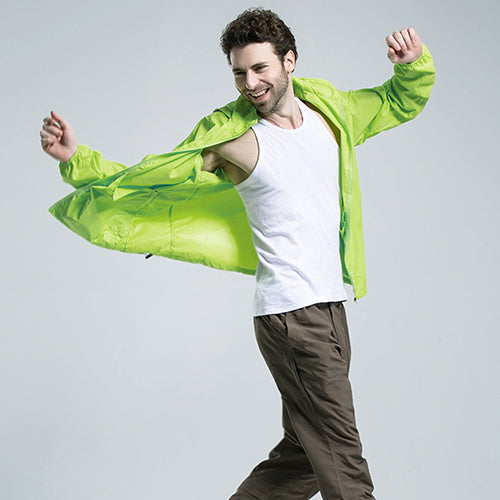 Men Women Outdoor Sports Wind Coat Running Windproof Waterproof Raincoat Outwear