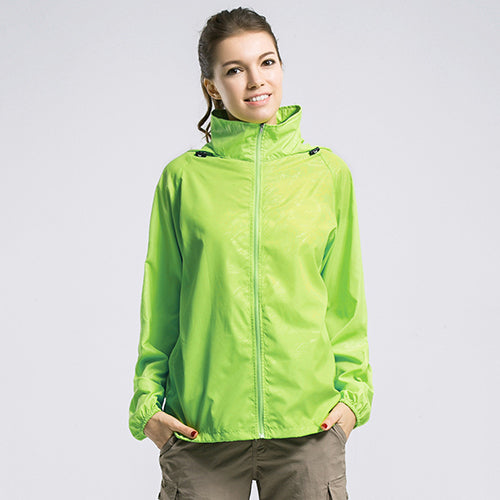 Men Women Outdoor Sports Wind Coat Running Windproof Waterproof Raincoat Outwear