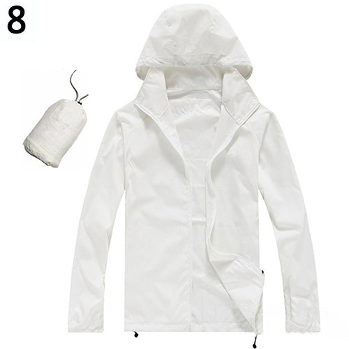 Men Women Outdoor Sports Wind Coat Running Windproof Waterproof Raincoat Outwear