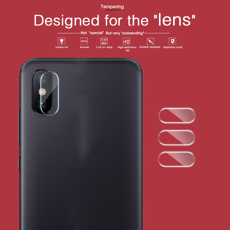 9H 2.5D Anti-Shatter Back Camera Lens Film For Xiaomi Redmi Cell Phone Camera Protectors