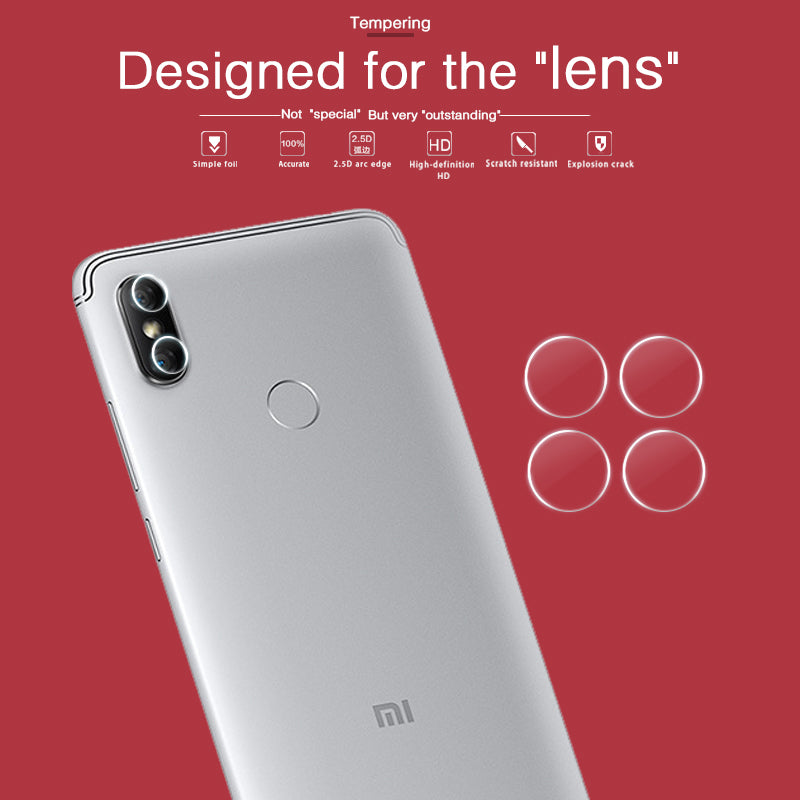 9H 2.5D Anti-Shatter Back Camera Lens Film For Xiaomi Redmi Cell Phone Camera Protectors