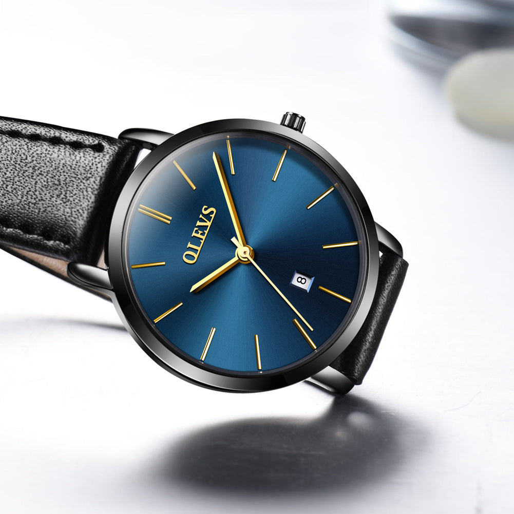 OLEVS Ultra-thin waterproof watch ladies quartz watch fashion trend student Korean version of the network with women's watch