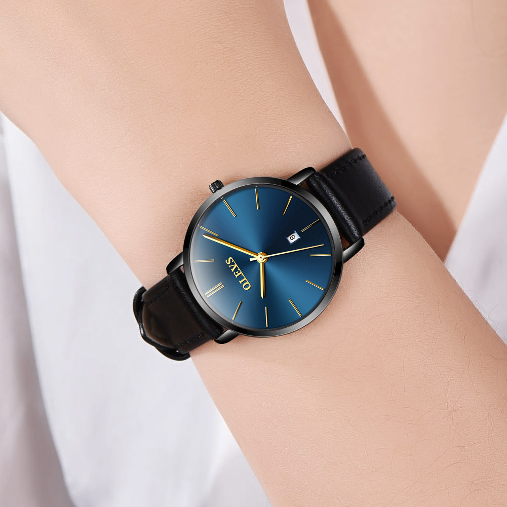 OLEVS Ultra-thin waterproof watch ladies quartz watch fashion trend student Korean version of the network with women's watch