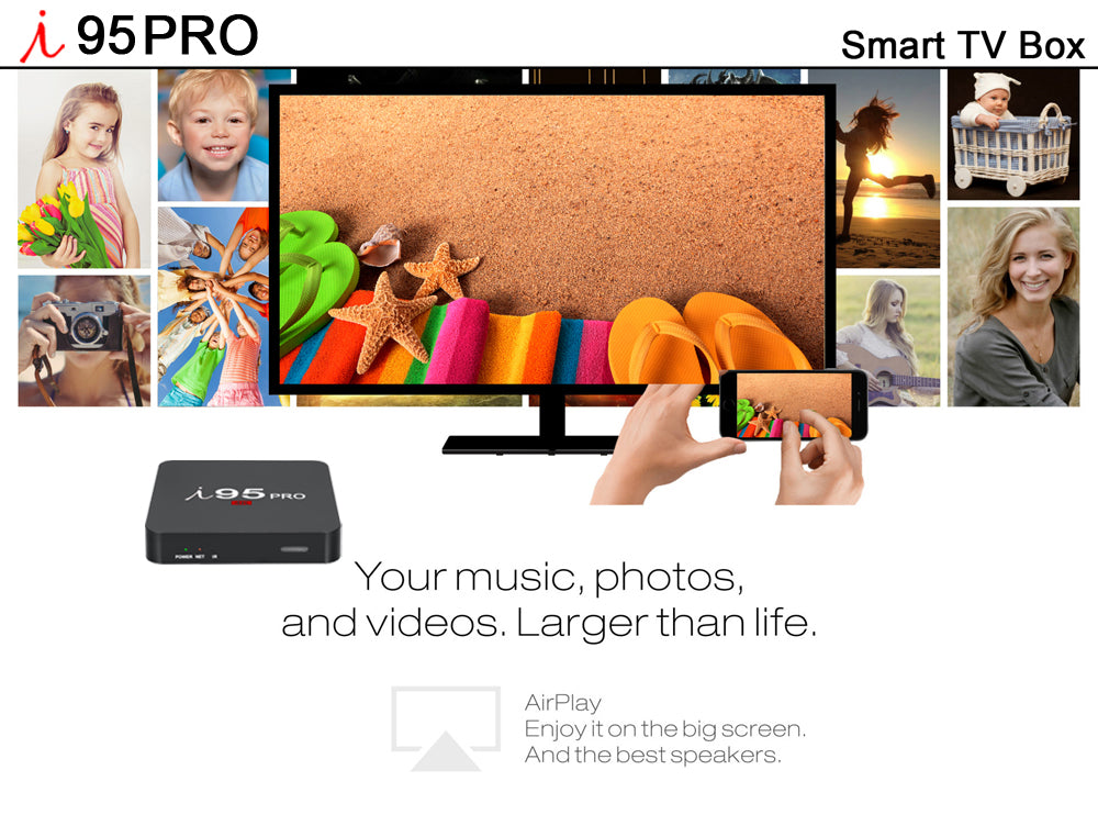 I95PRO  S905W  2GB+16GBSmart TV Player Set Top Box for any TV player product