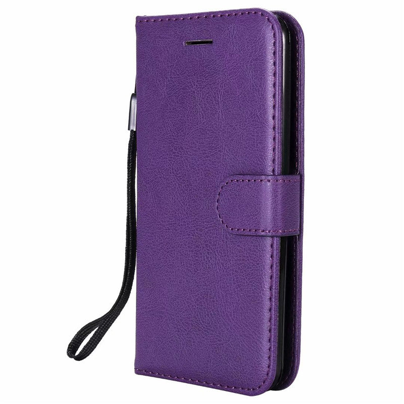 For LG K7 Case Flip Cover Wallet Pure Color PU Leather Mobile Phone Bags With Card slot For LG K8
