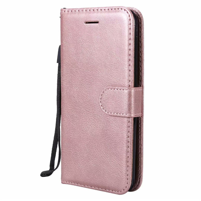 For LG K7 Case Flip Cover Wallet Pure Color PU Leather Mobile Phone Bags With Card slot For LG K8