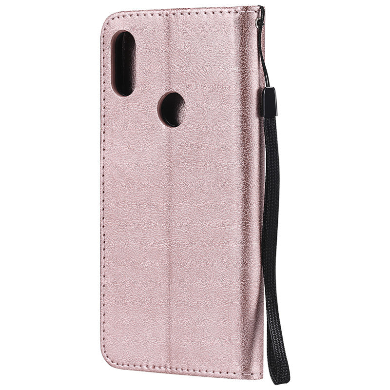 For Motorola Moto one power P30 note Case Flip Cover Stand Wallet Pure Color PU Leather Mobile Phone Bags With Card slot