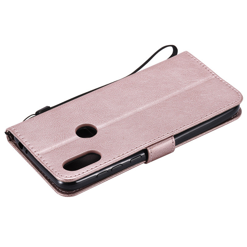 For Motorola Moto one power P30 note Case Flip Cover Stand Wallet Pure Color PU Leather Mobile Phone Bags With Card slot