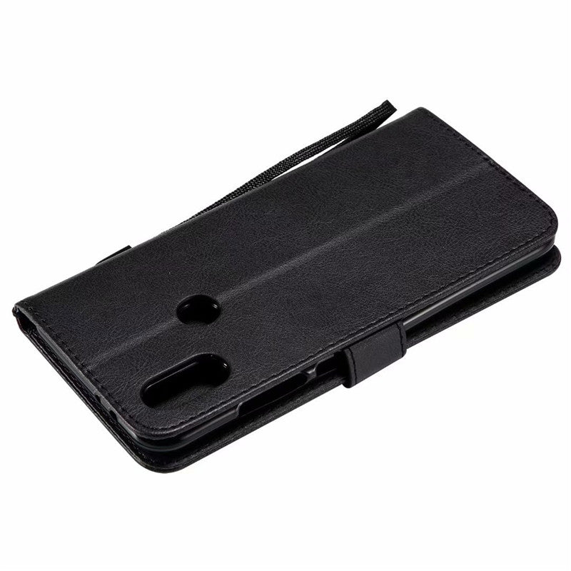 Wallet Case For Xiaomi Mi 6X 2018 Flip Cover Pure Color PU Leather Mobile Phone Bags With Card slot