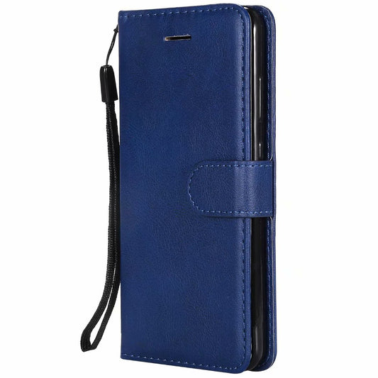 Wallet Case For Huawei P10 Flip Cover Pure Color PU Leather Mobile Phone Bags With Card slot For Huawei P10 Lite