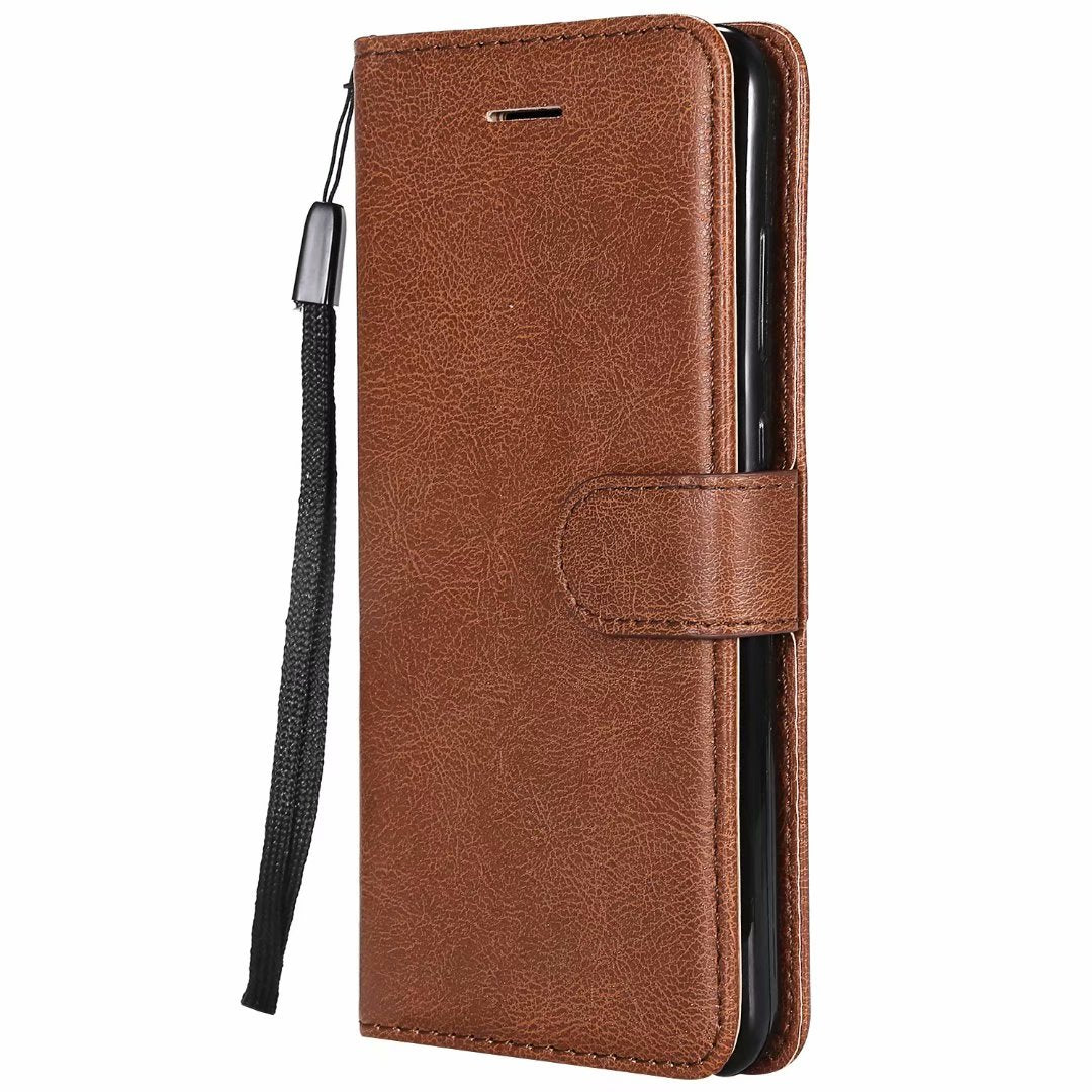 Wallet Case For Huawei P10 Flip Cover Pure Color PU Leather Mobile Phone Bags With Card slot For Huawei P10 Lite