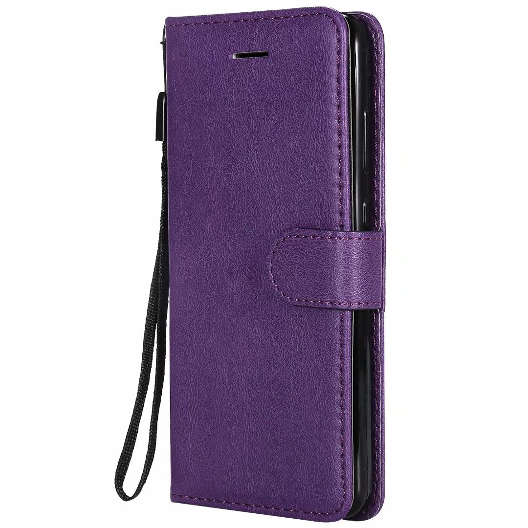 Wallet Case For Huawei P10 Flip Cover Pure Color PU Leather Mobile Phone Bags With Card slot For Huawei P10 Lite