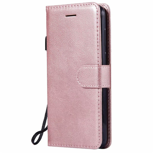 Wallet Case For Huawei Y5 2018 Flip Cover Pure Color PU Leather Mobile Phone Bag With Card slot For Huawei Honor 7A Mini