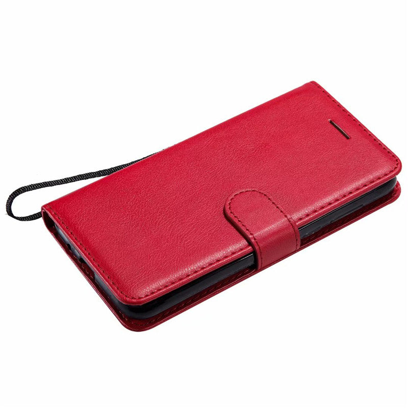 Wallet Case For Huawei Y5 2018 Flip Cover Pure Color PU Leather Mobile Phone Bag With Card slot For Huawei Honor 7A Mini