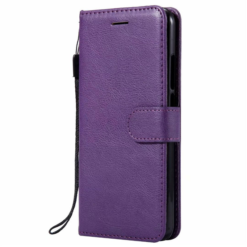 Wallet Case For Huawei Honor 10 Flip Cover Pure Color PU Leather Mobile Phone Bags With Card slot