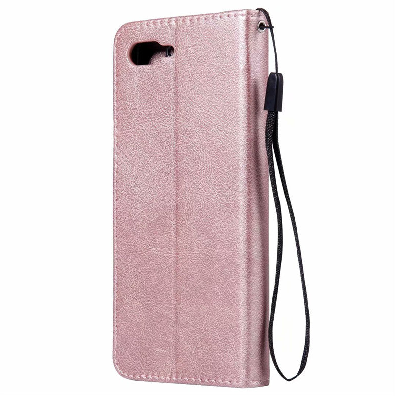 Wallet Case For Huawei Honor 10 Flip Cover Pure Color PU Leather Mobile Phone Bags With Card slot