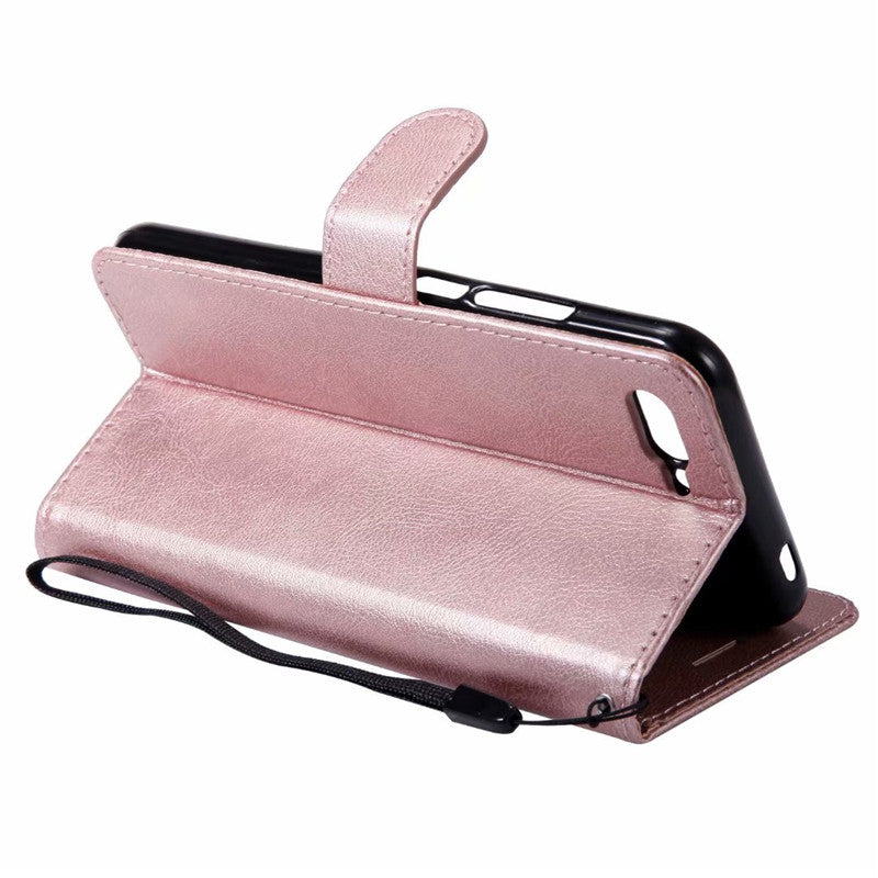 Wallet Case For Huawei Honor 10 Flip Cover Pure Color PU Leather Mobile Phone Bags With Card slot