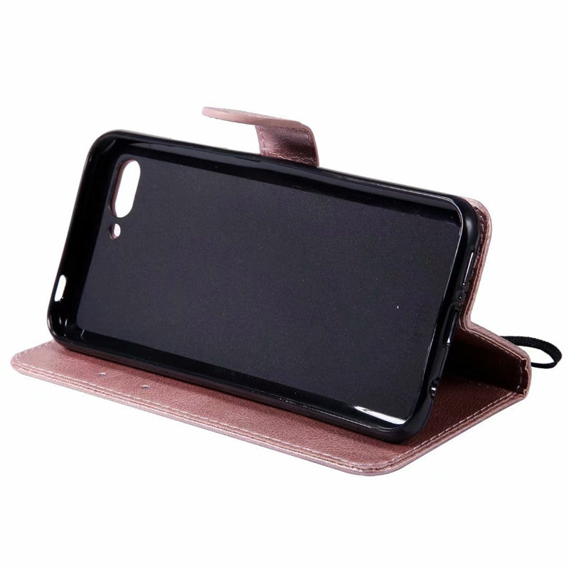 Wallet Case For Huawei Honor 10 Flip Cover Pure Color PU Leather Mobile Phone Bags With Card slot