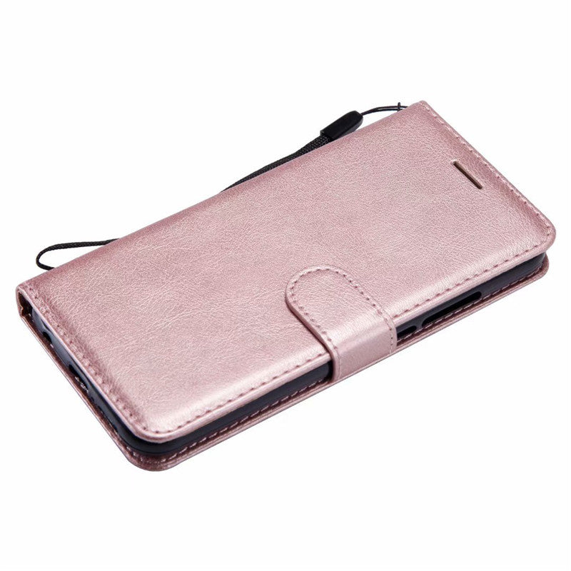 Wallet Case For Huawei Honor 10 Flip Cover Pure Color PU Leather Mobile Phone Bags With Card slot