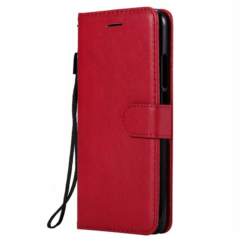 Wallet Case For Huawei Honor 10 Flip Cover Pure Color PU Leather Mobile Phone Bags With Card slot