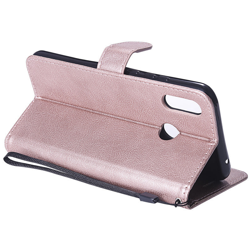 Wallet Case For Huawei NOVA 3 Flip Cover Pure Color PU Leather Mobile Phone Bags With Card slot