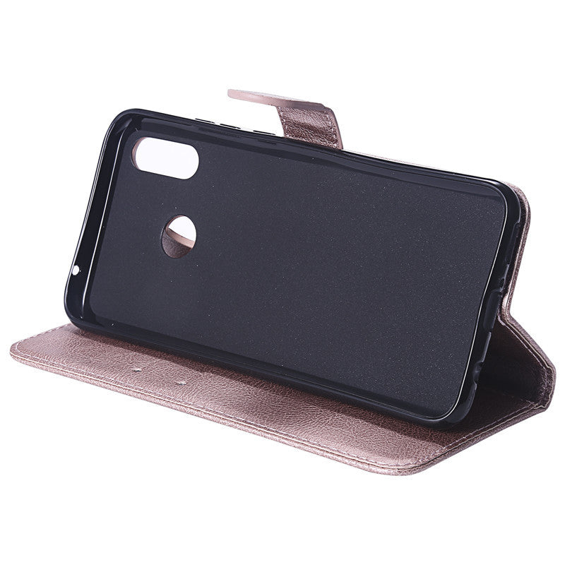 Wallet Case For Huawei NOVA 3 Flip Cover Pure Color PU Leather Mobile Phone Bags With Card slot