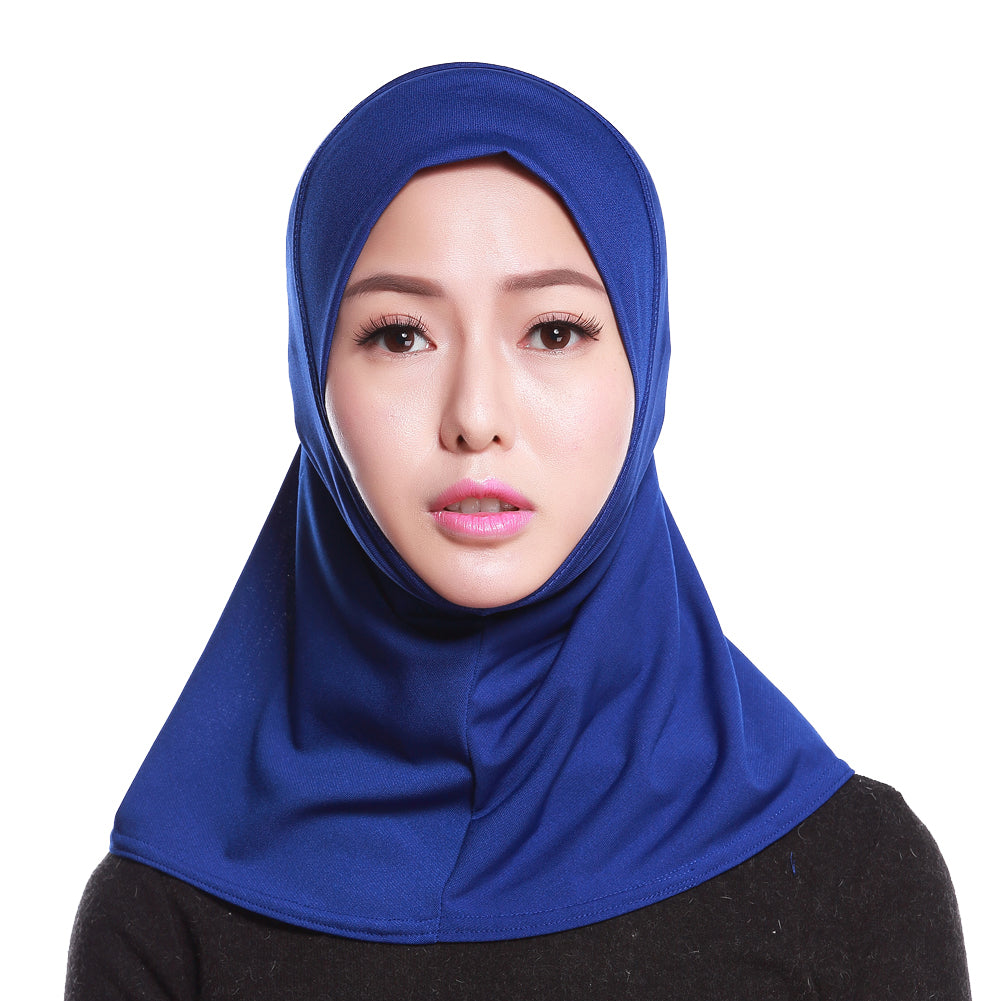 Islamic Muslim Women's Hijab Scarf Solid Color Arab Neck Cover Wrap Headwear