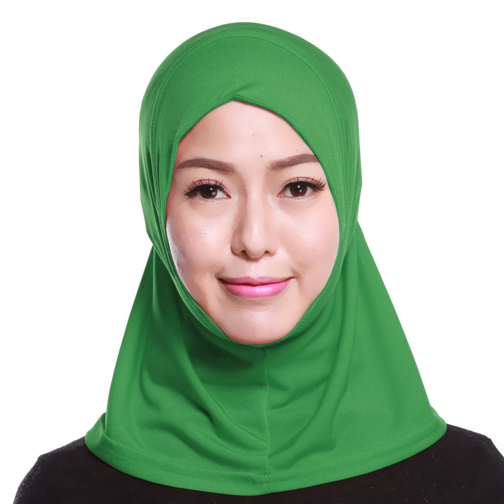 Islamic Muslim Women's Hijab Scarf Solid Color Arab Neck Cover Wrap Headwear