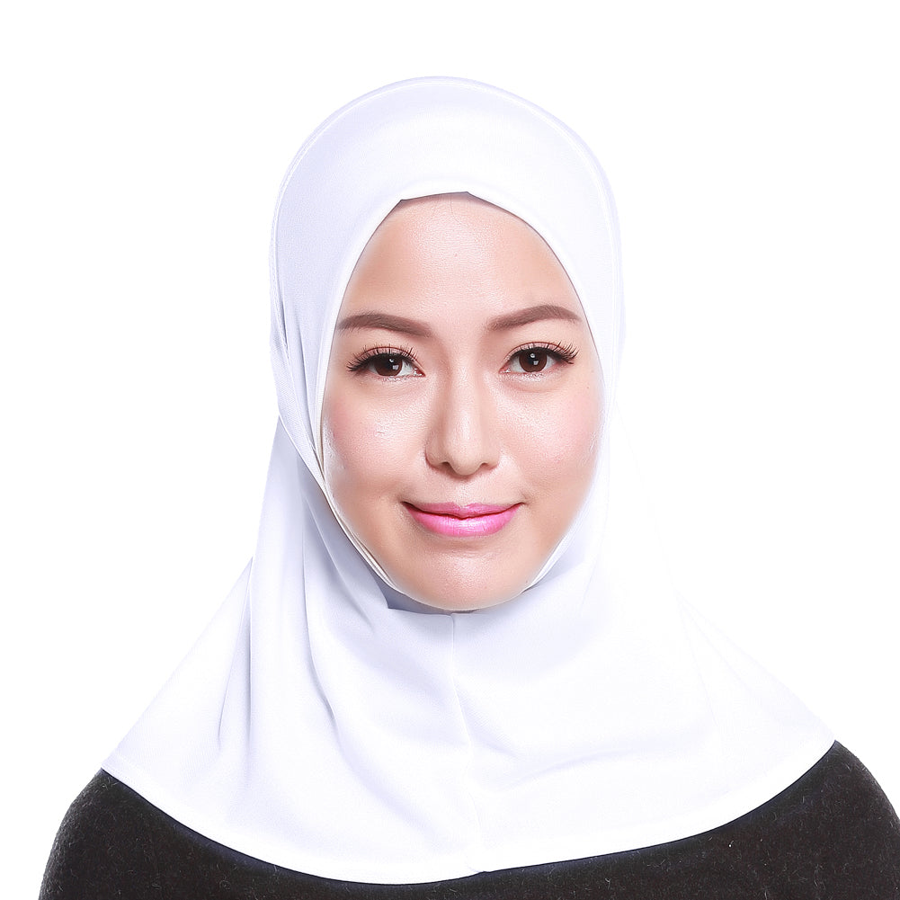 Islamic Muslim Women's Hijab Scarf Solid Color Arab Neck Cover Wrap Headwear