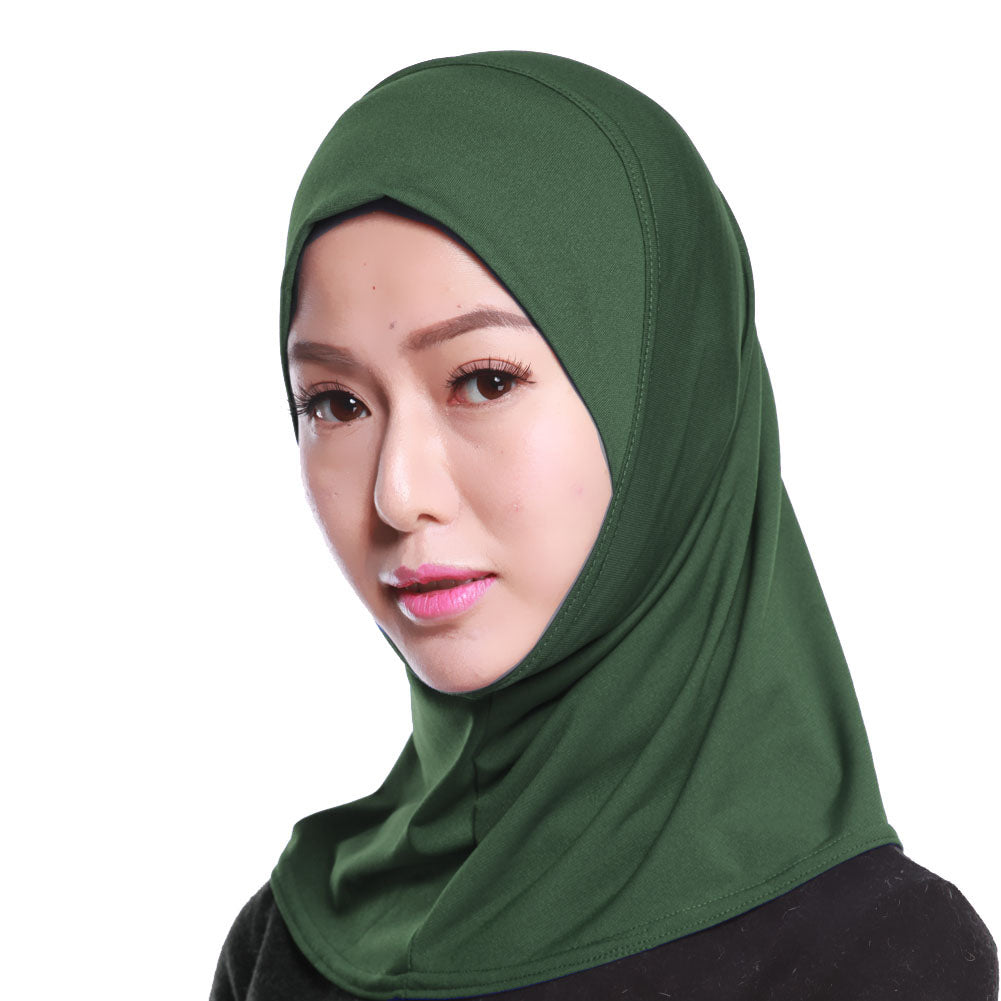 Islamic Muslim Women's Hijab Scarf Solid Color Arab Neck Cover Wrap Headwear