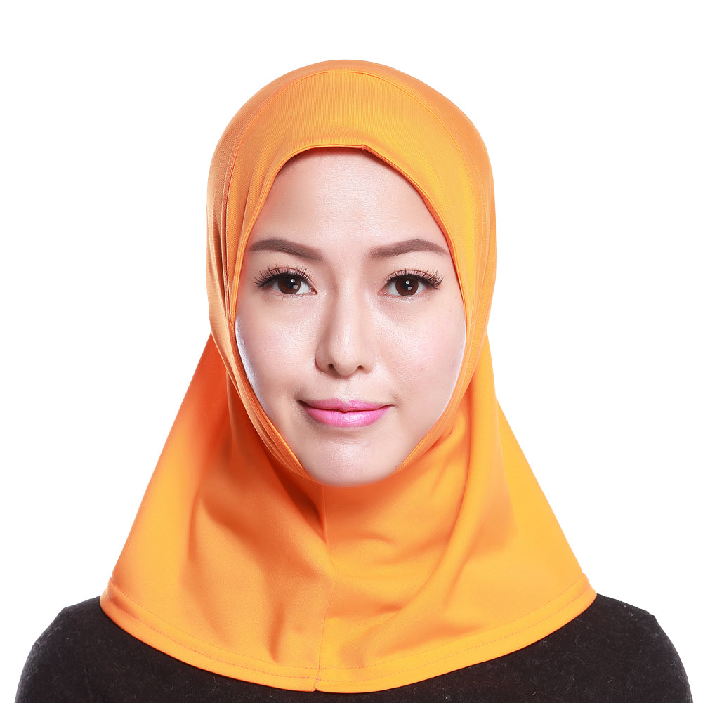 Islamic Muslim Women's Hijab Scarf Solid Color Arab Neck Cover Wrap Headwear