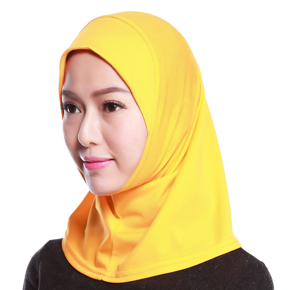 Islamic Muslim Women's Hijab Scarf Solid Color Arab Neck Cover Wrap Headwear