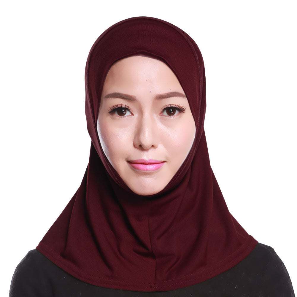 Islamic Muslim Women's Hijab Scarf Solid Color Arab Neck Cover Wrap Headwear