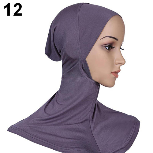 Women Muslim Modal Full Cover Hijab Cap Islamic Head Wear Hat Underscarf